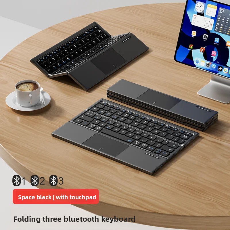 Tablet Accessories Gifts - Klawiatura do tabletu, składana w trzy