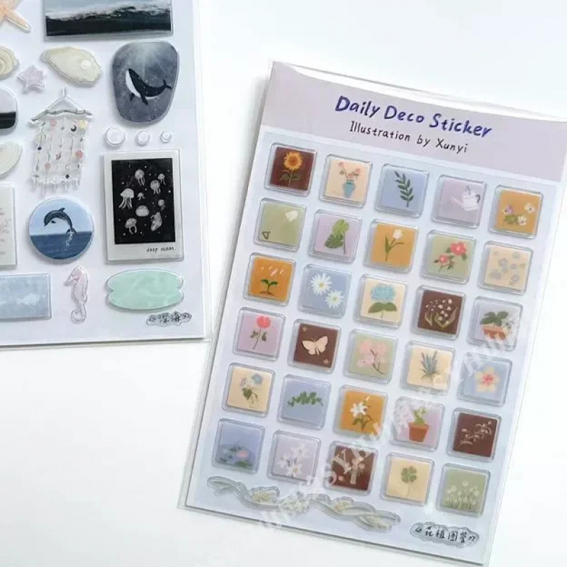 Urocze kreskówkowe naklejki 3D – Boox Tablet Accessories recenzja i cena