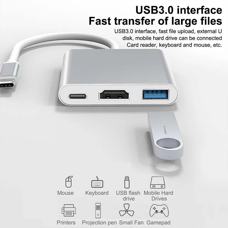 Hub USB Typu C 3 w 1 z 4K HDMI – Samsung Tablet With Accessories recenzja i cena