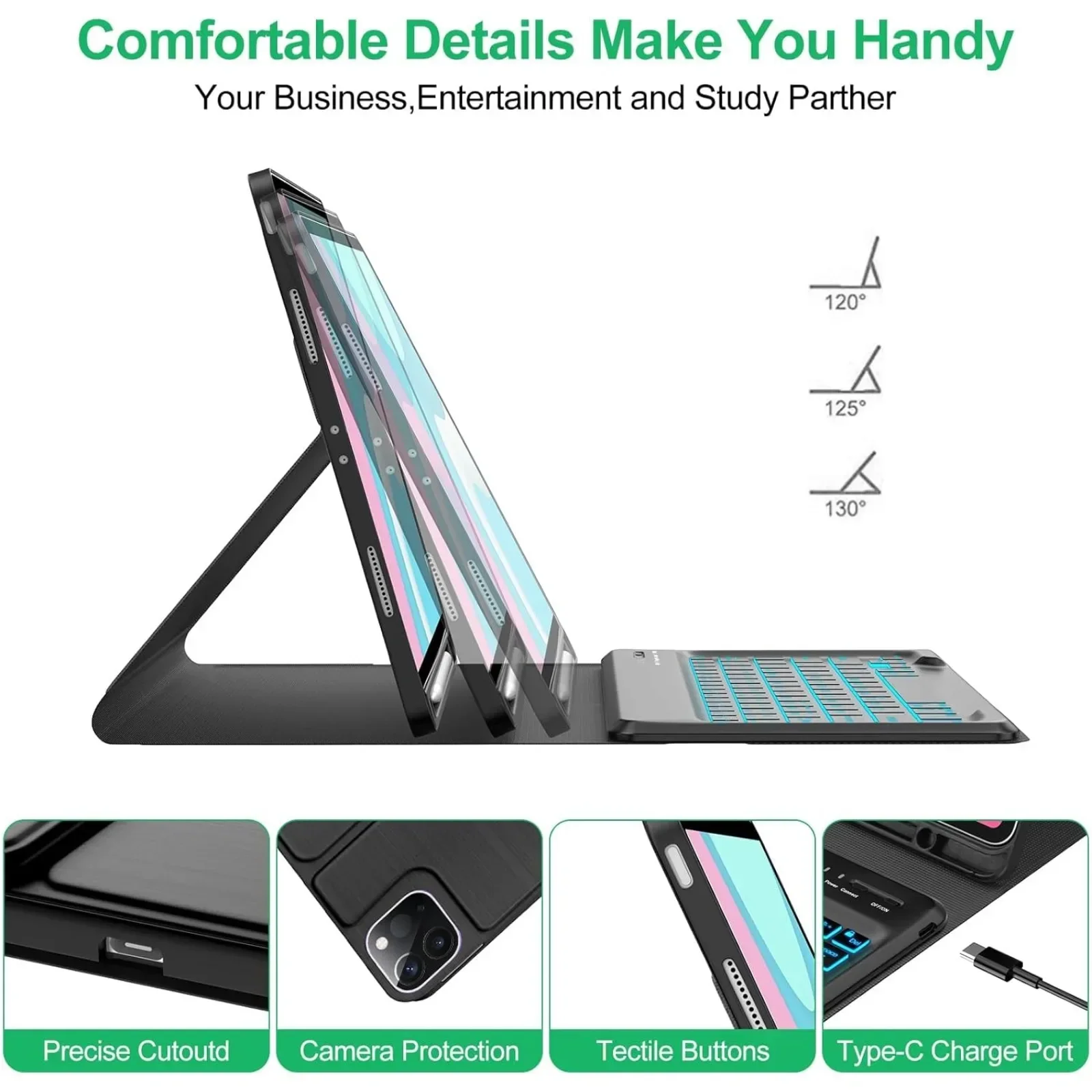 Etui z klawiaturą i myszką do  – Tablet Keyboard Case recenzja i cena